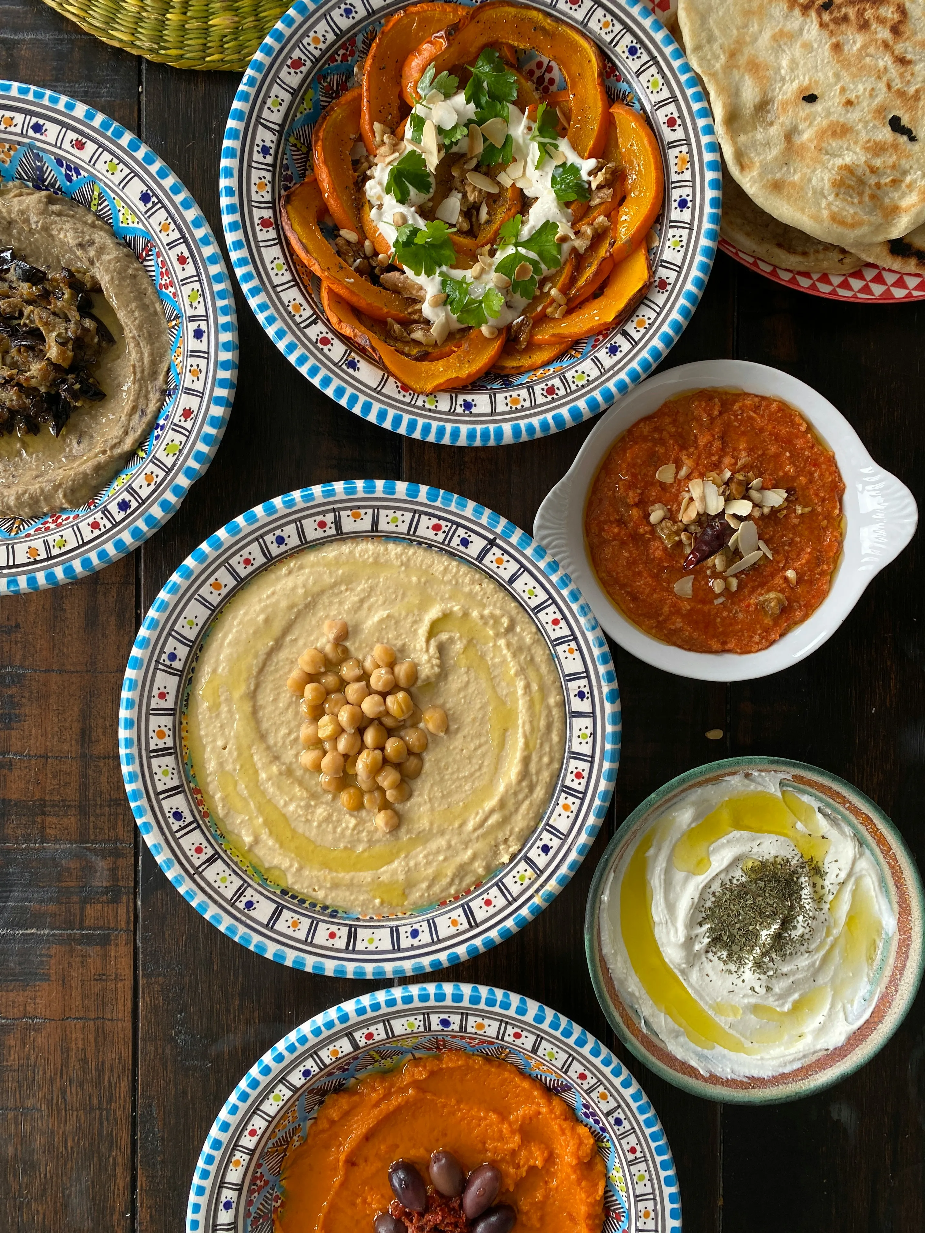 Hummus und andere Dips